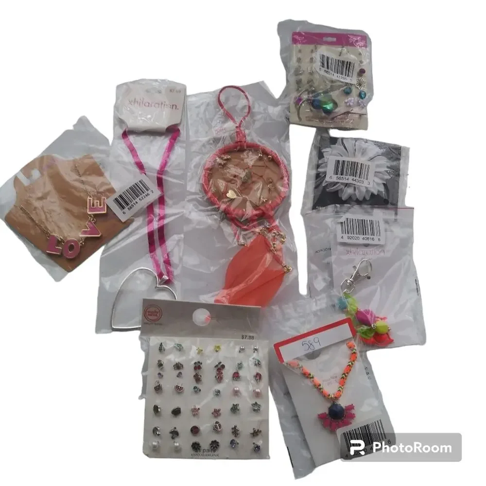 Kids Girls Mixed Lot Jewelry 6 Pieces